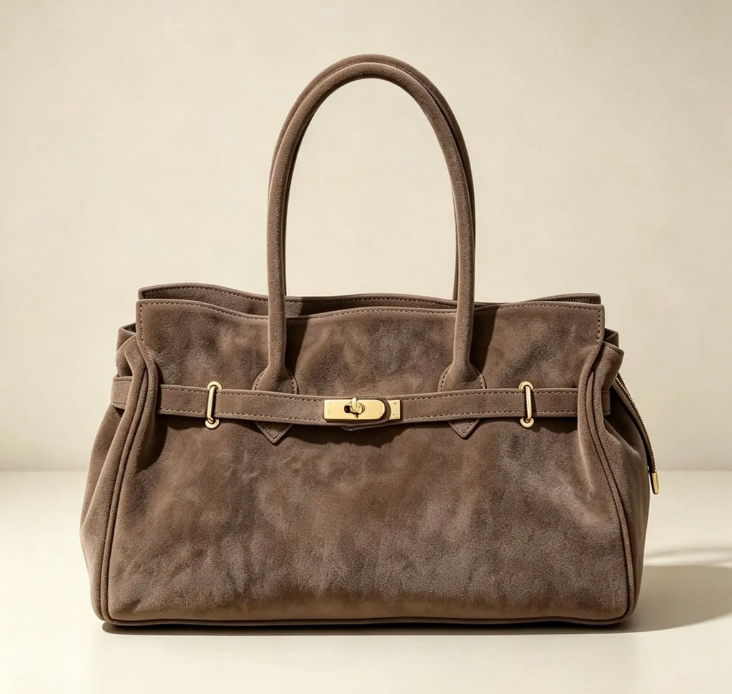 Nicole Suede Tote