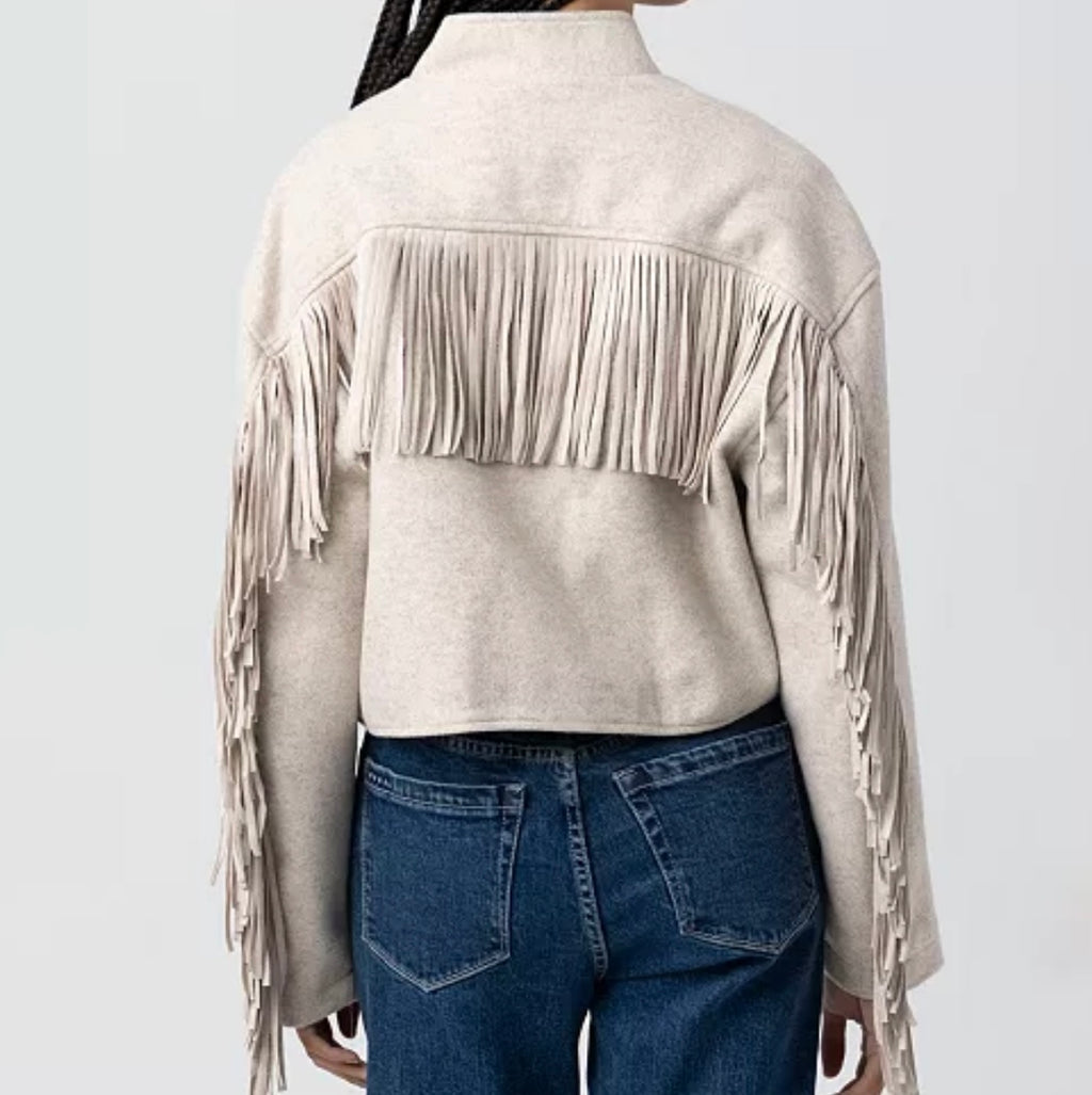 Own it fringe jacket