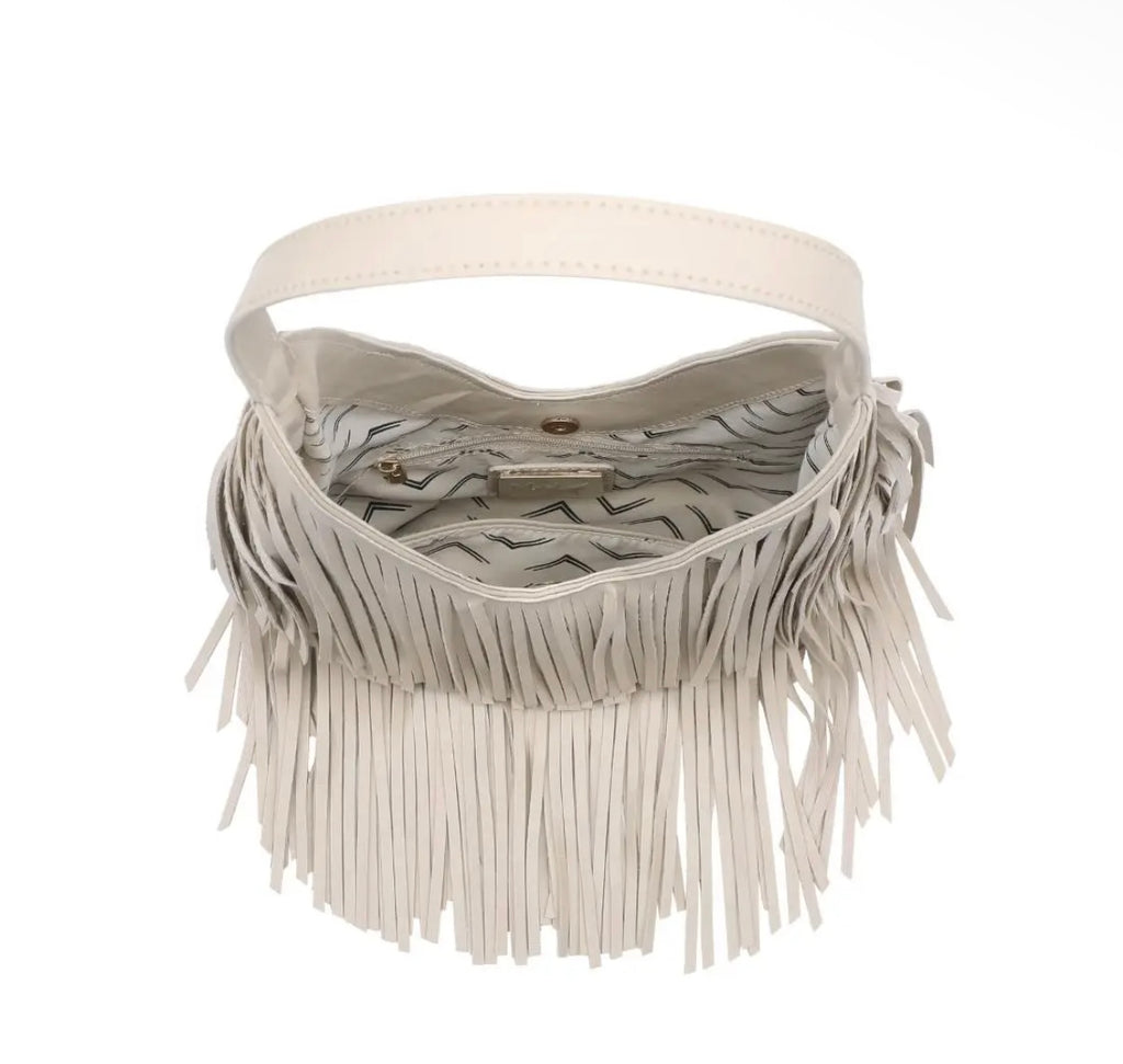 Fringe Leather Bag