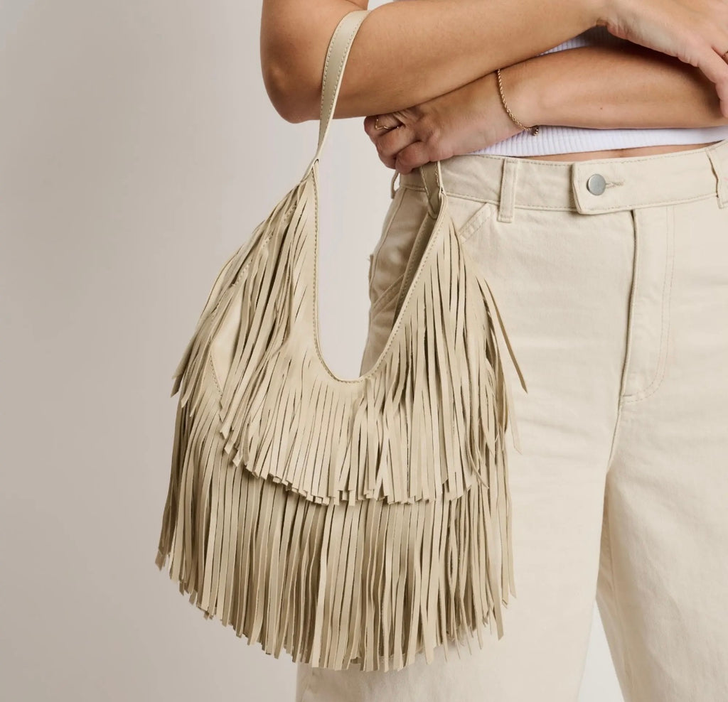 Fringe Leather Bag