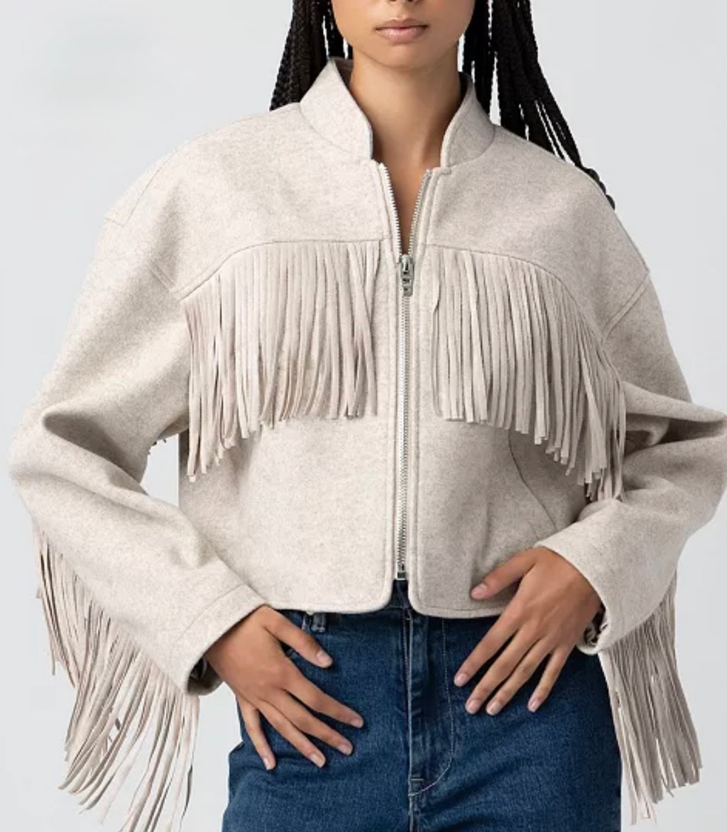 Own it fringe jacket