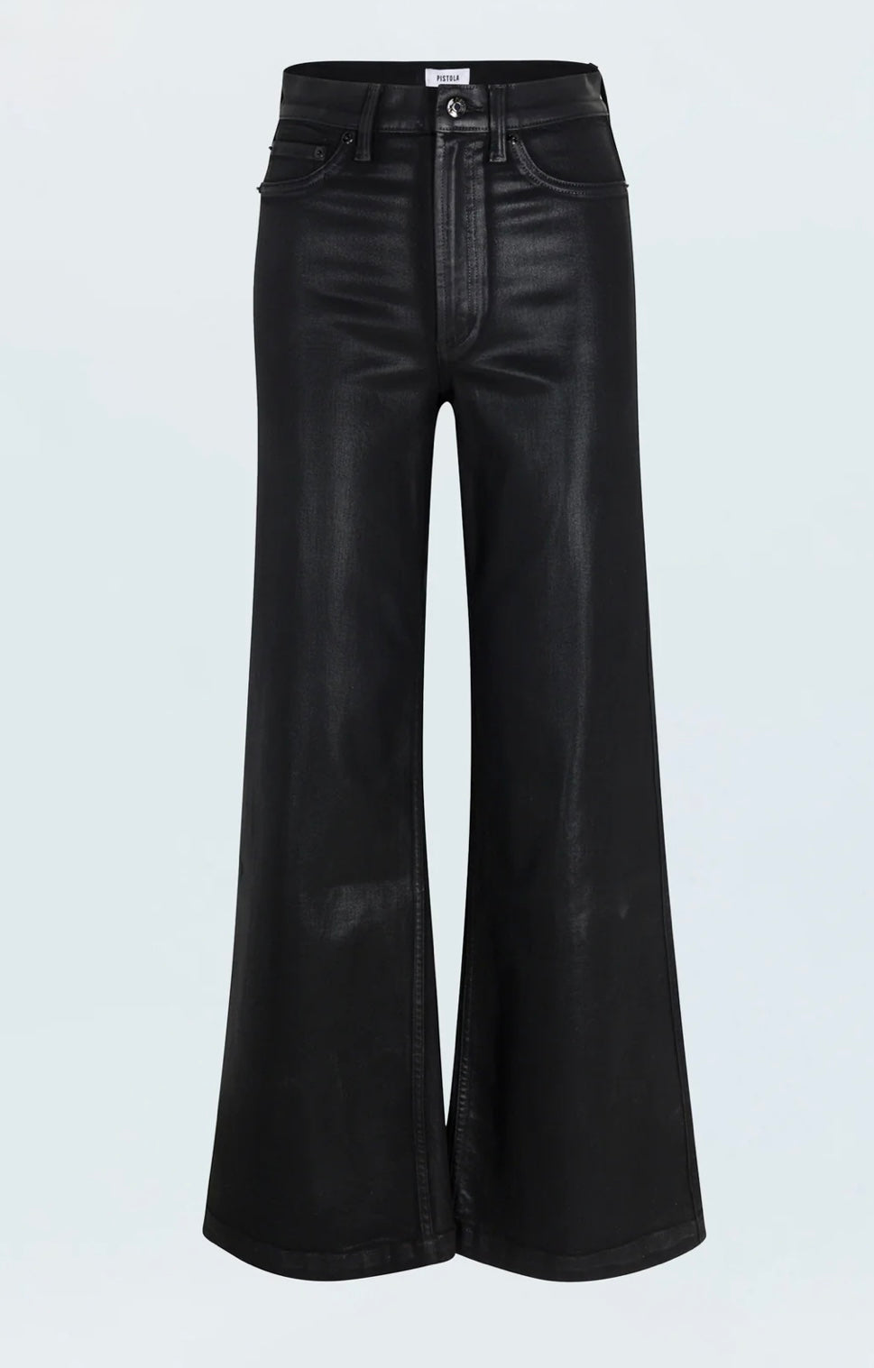 Lana Coated Wide Leg Jean
