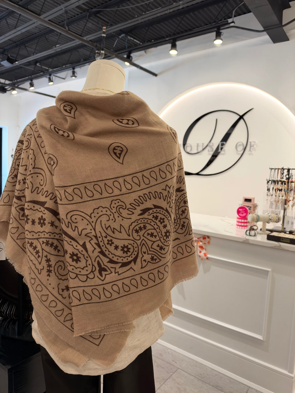 Large Bandana "Shall" Scarf