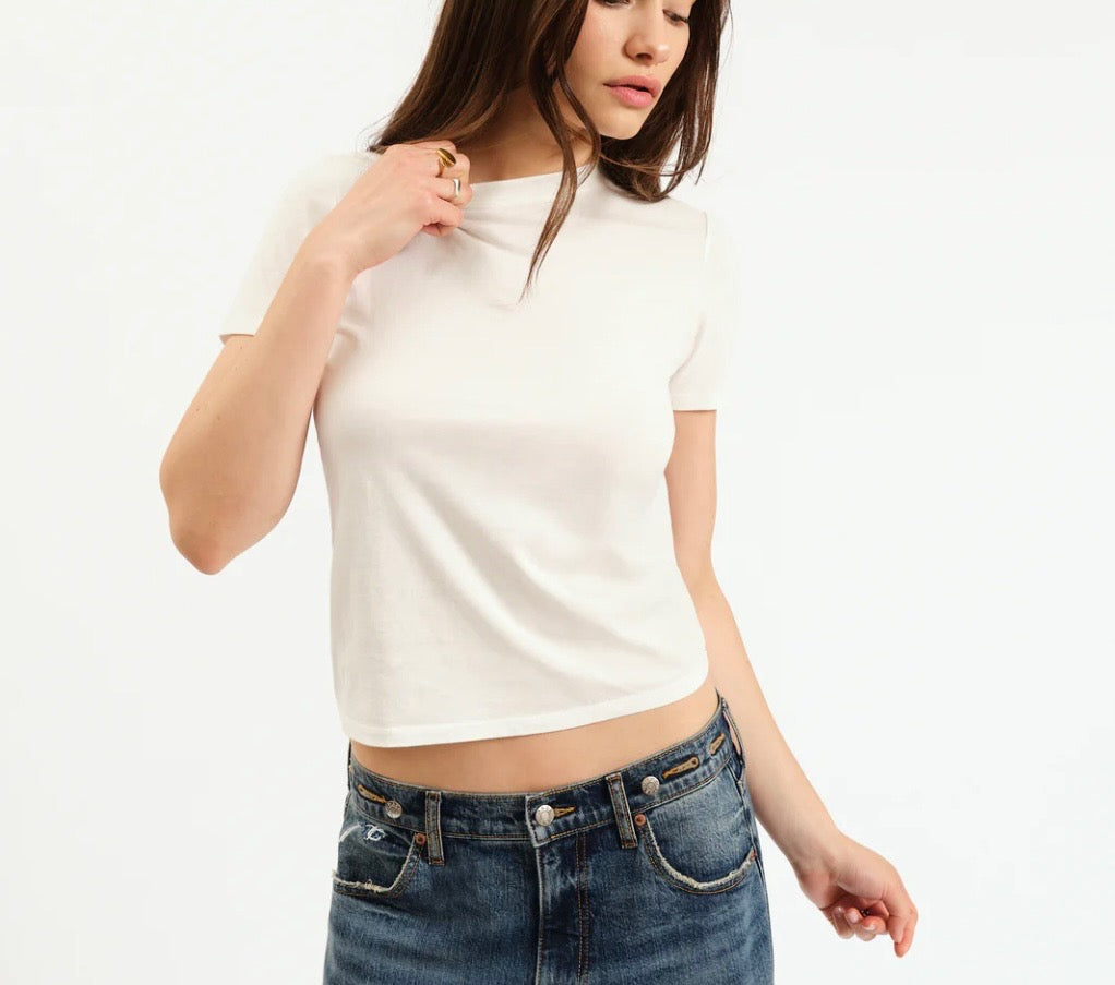 Soul Ties Ruched Back Tee