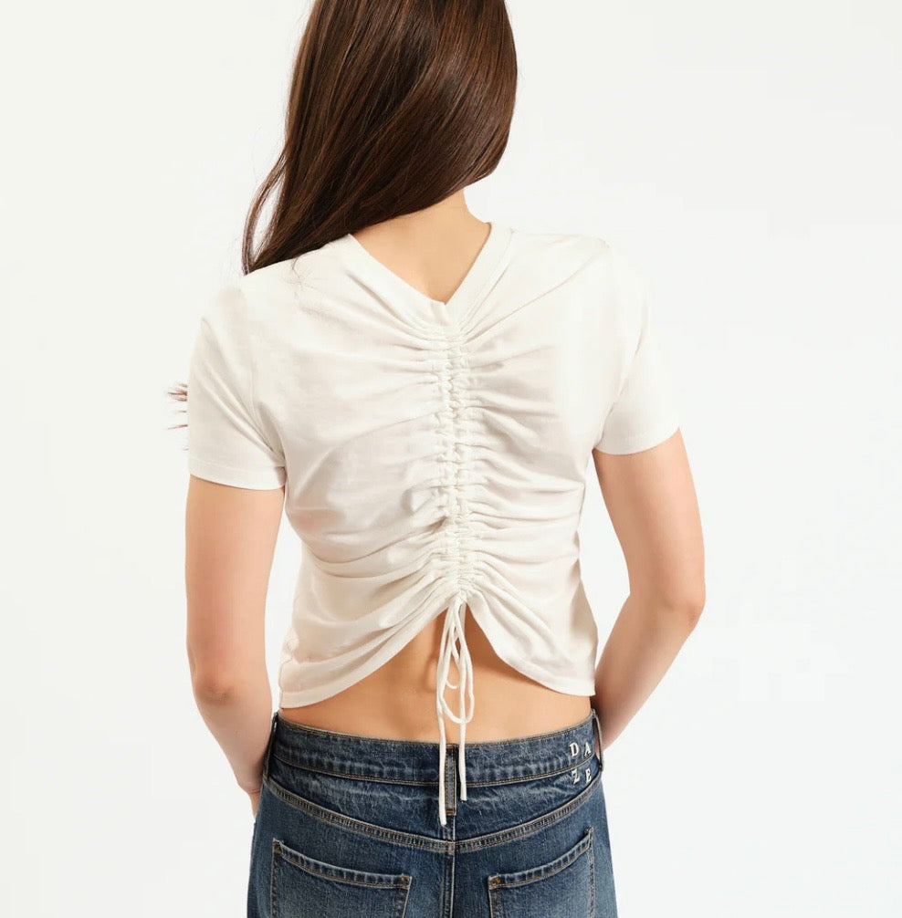 Soul Ties Ruched Back Tee