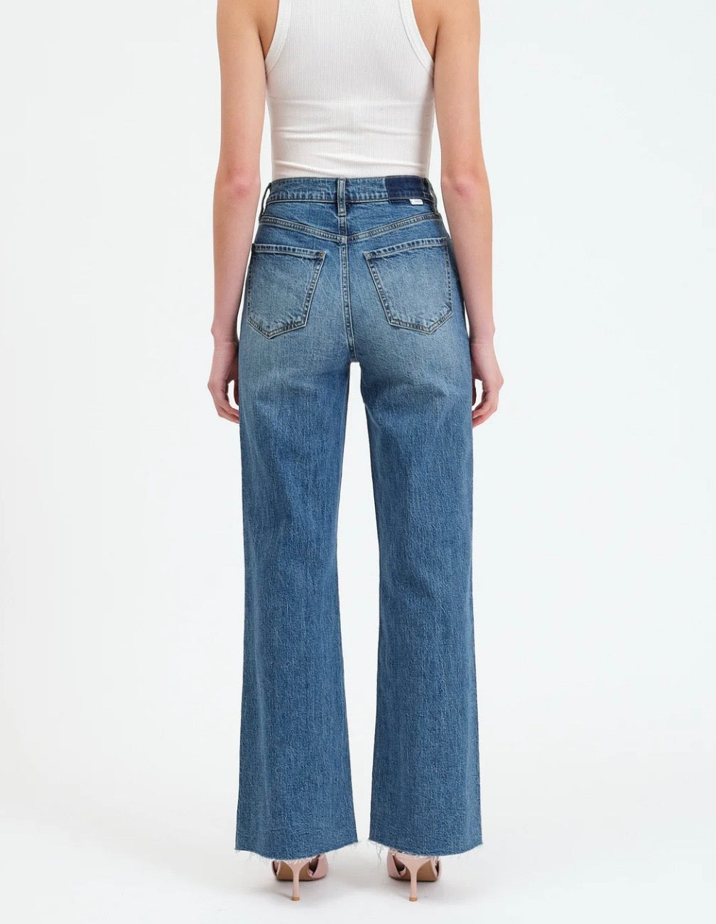 Far out high rise wide leg