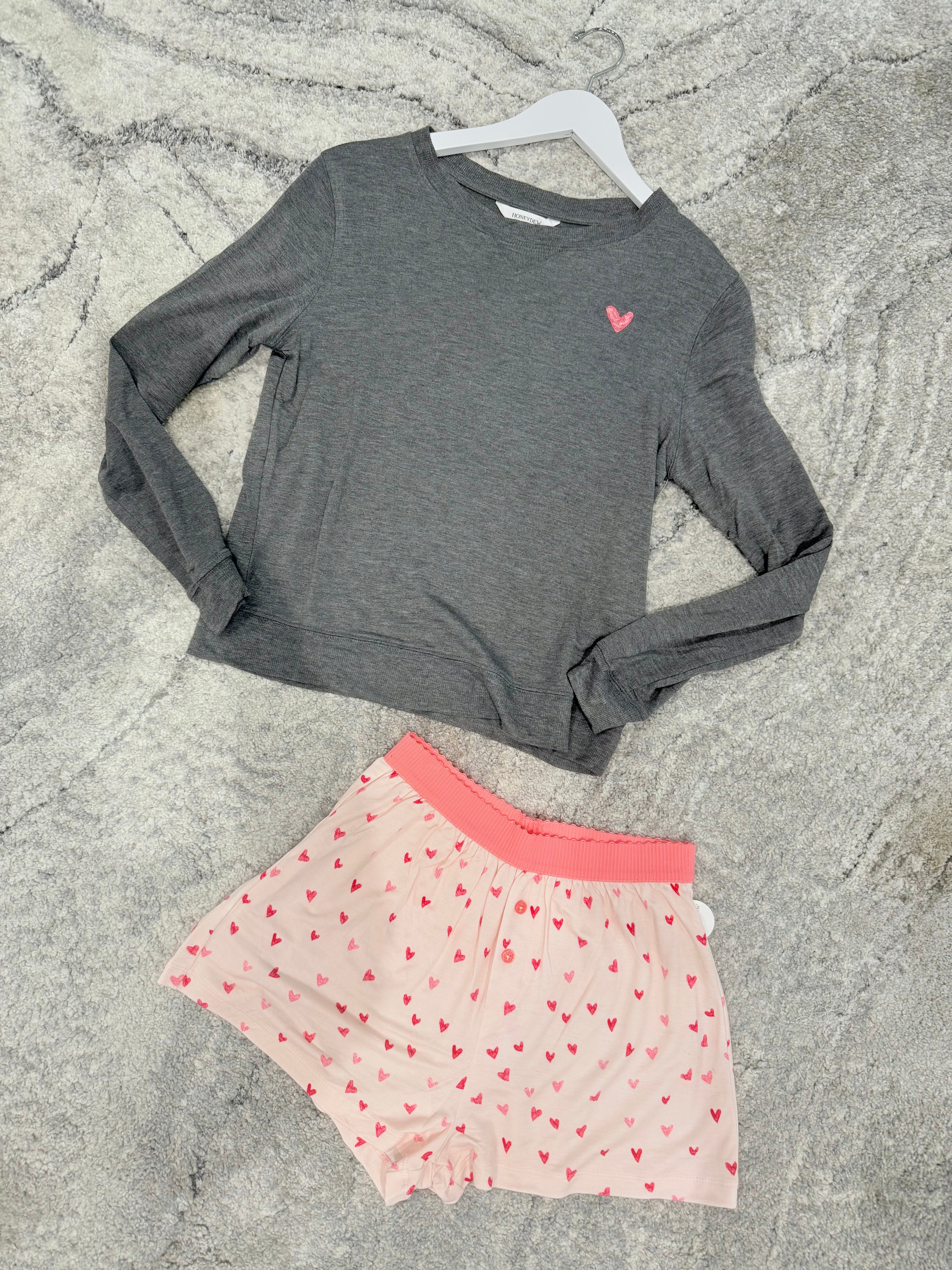 Sugar Sweetheart Shortie Set