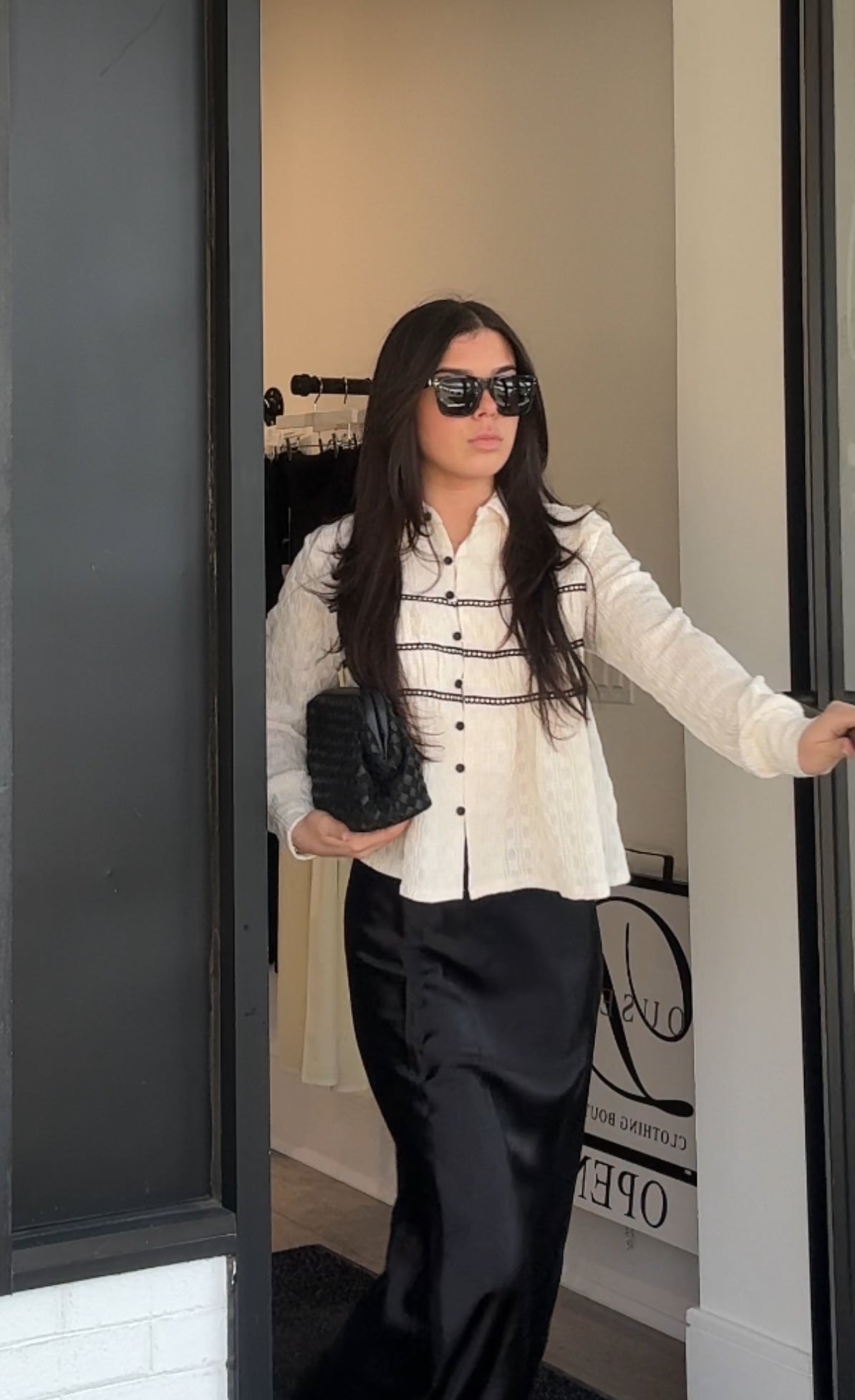 Alice Smocked Button Up