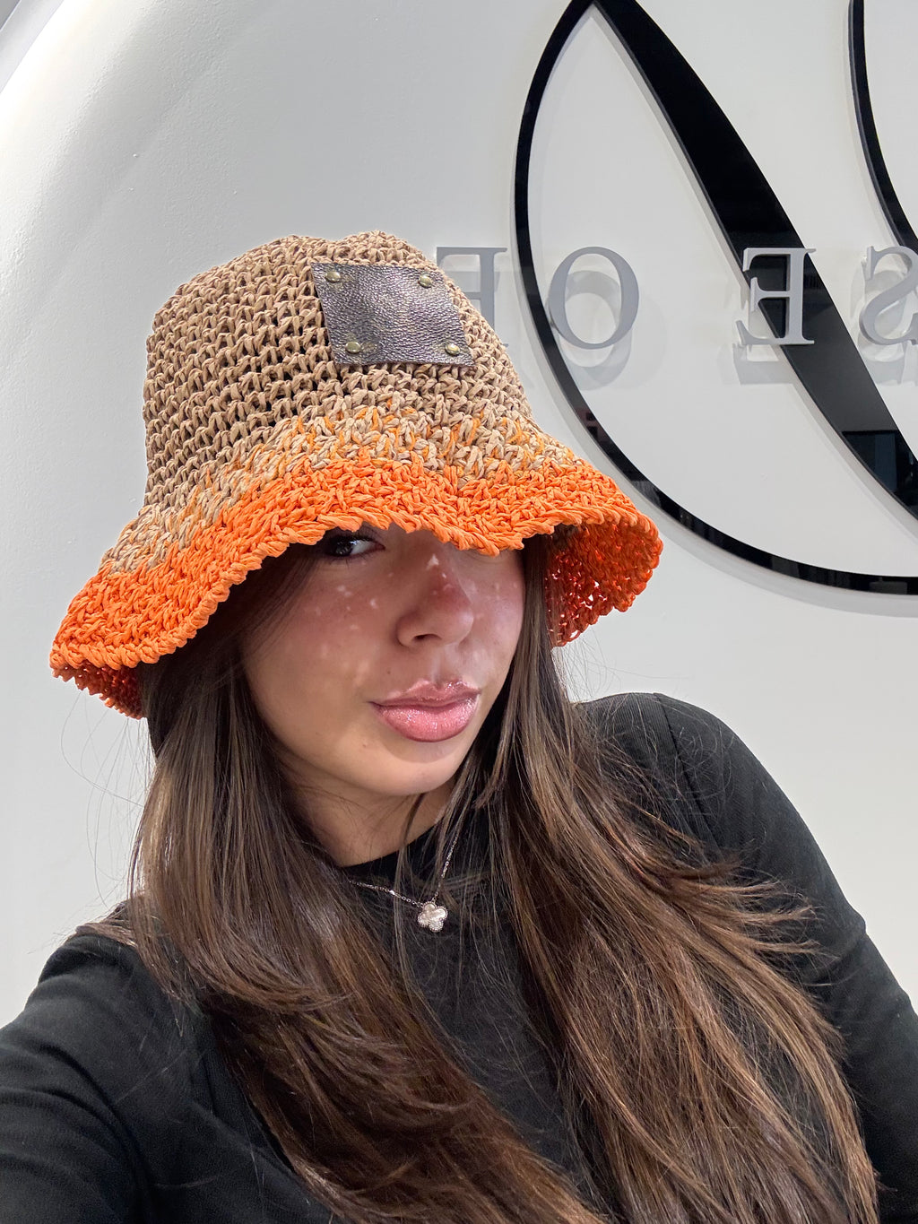 LV Straw Bucket Hat