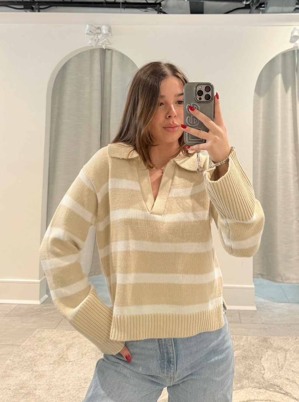 Maine Polo Sweater