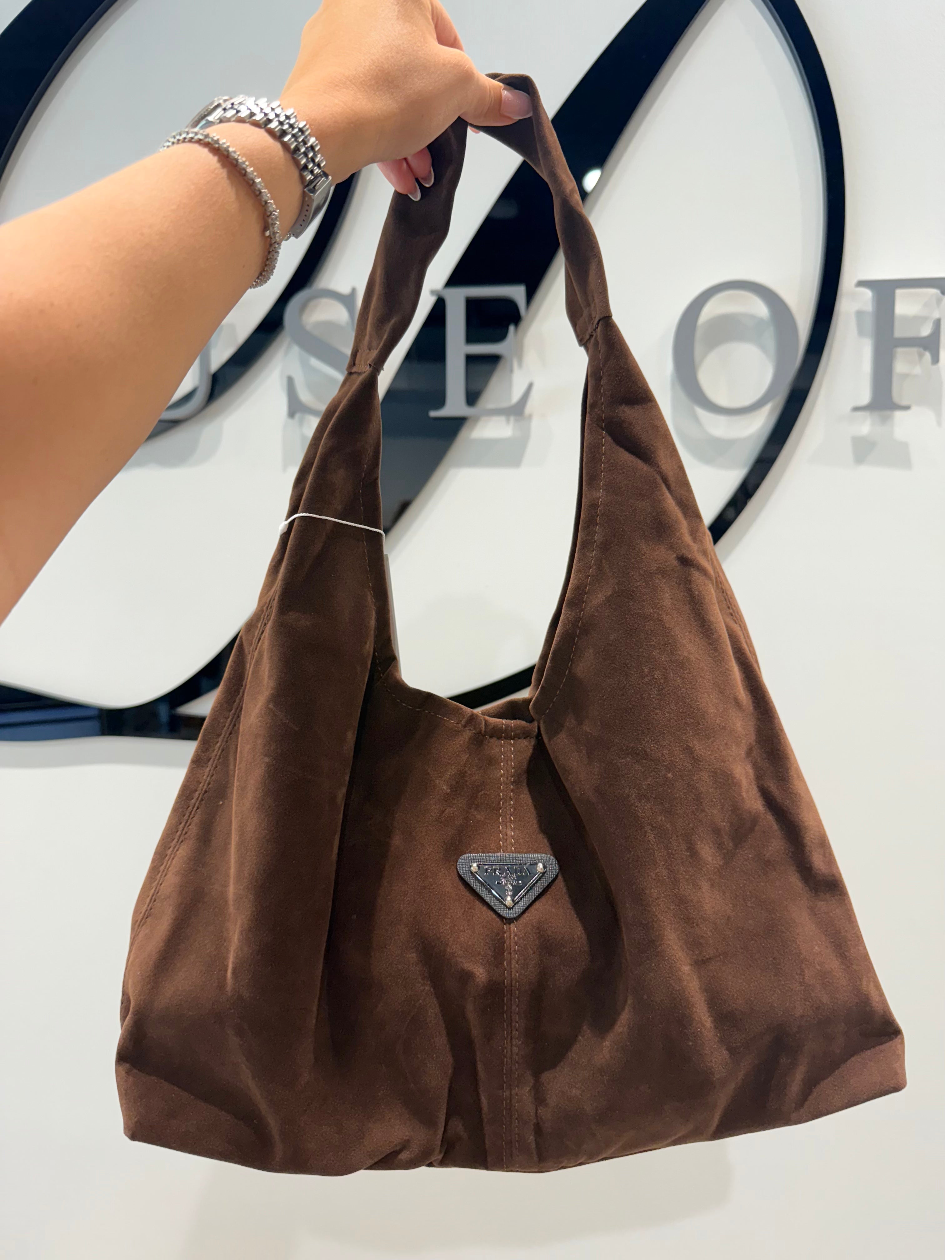 Prada Suede Hobo