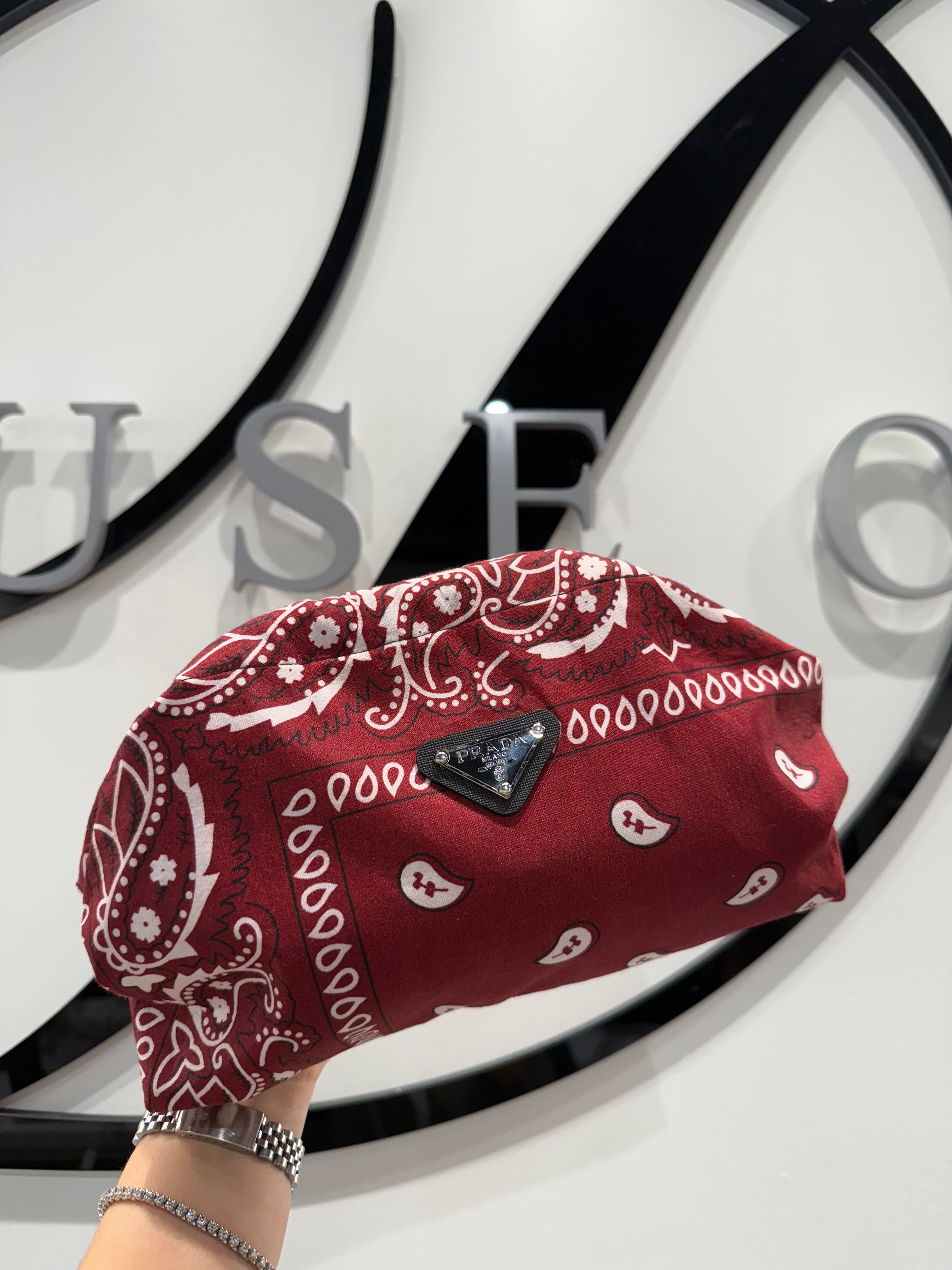 Prada Bandana Clutch