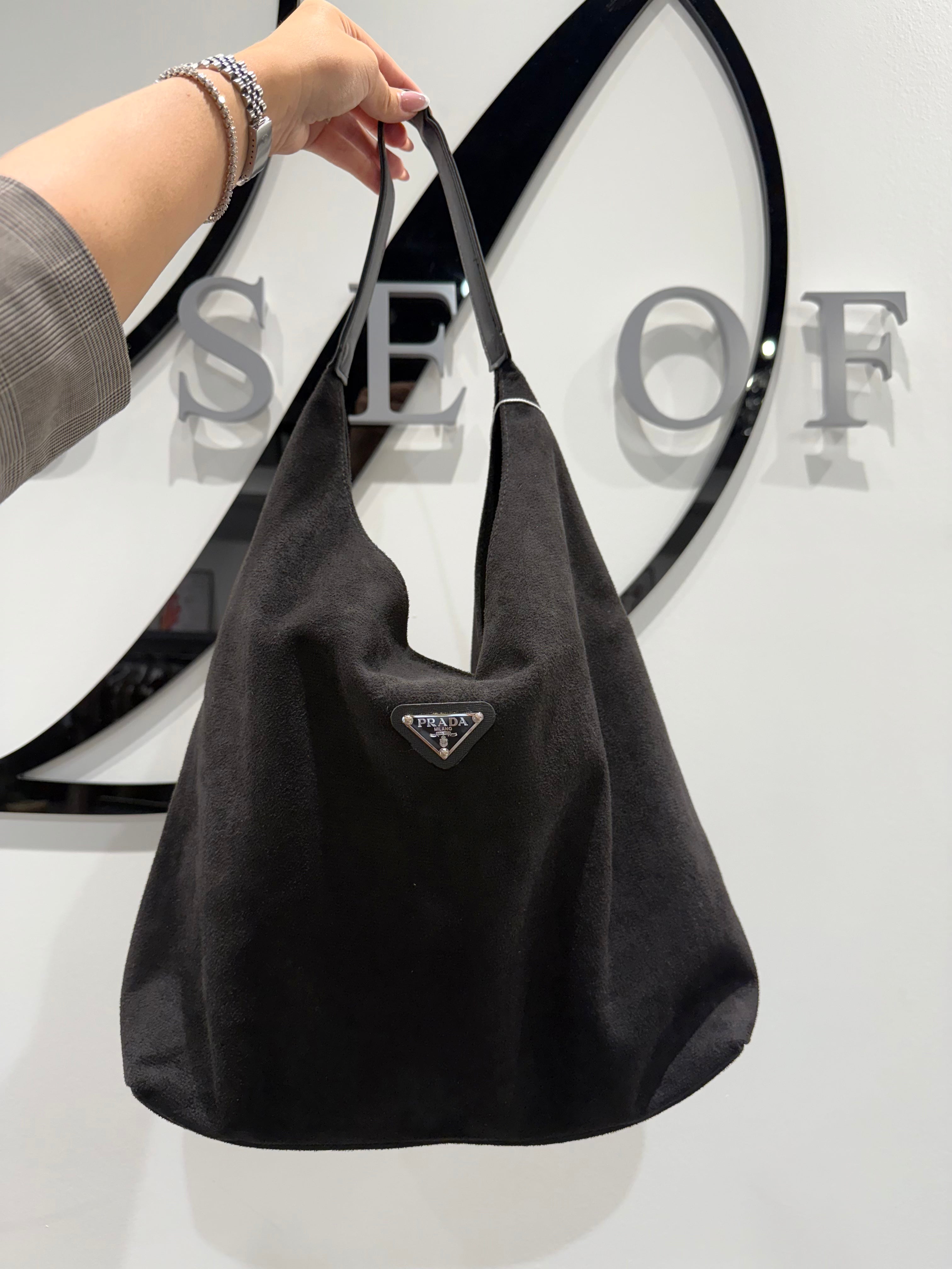 Large Suede Tote