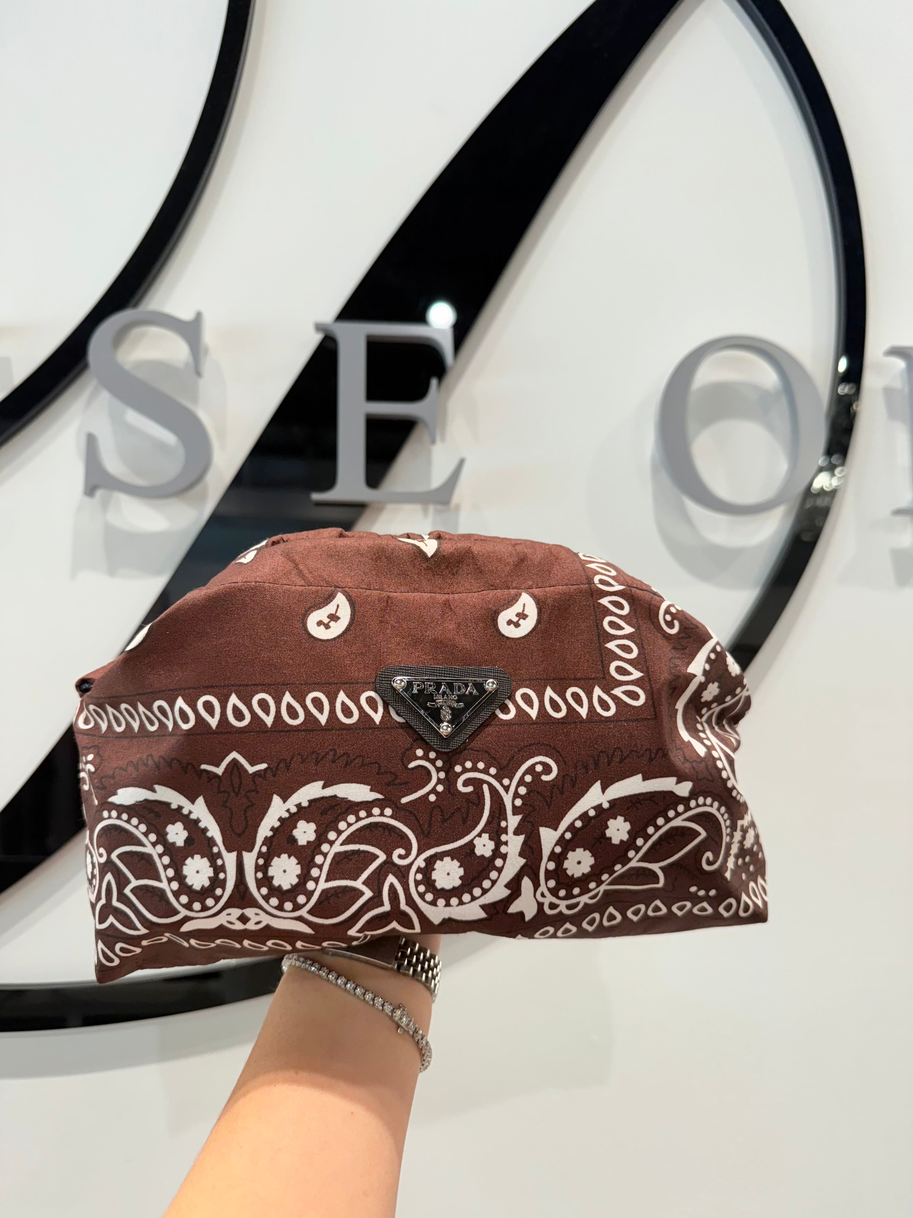 Prada Bandana Clutch