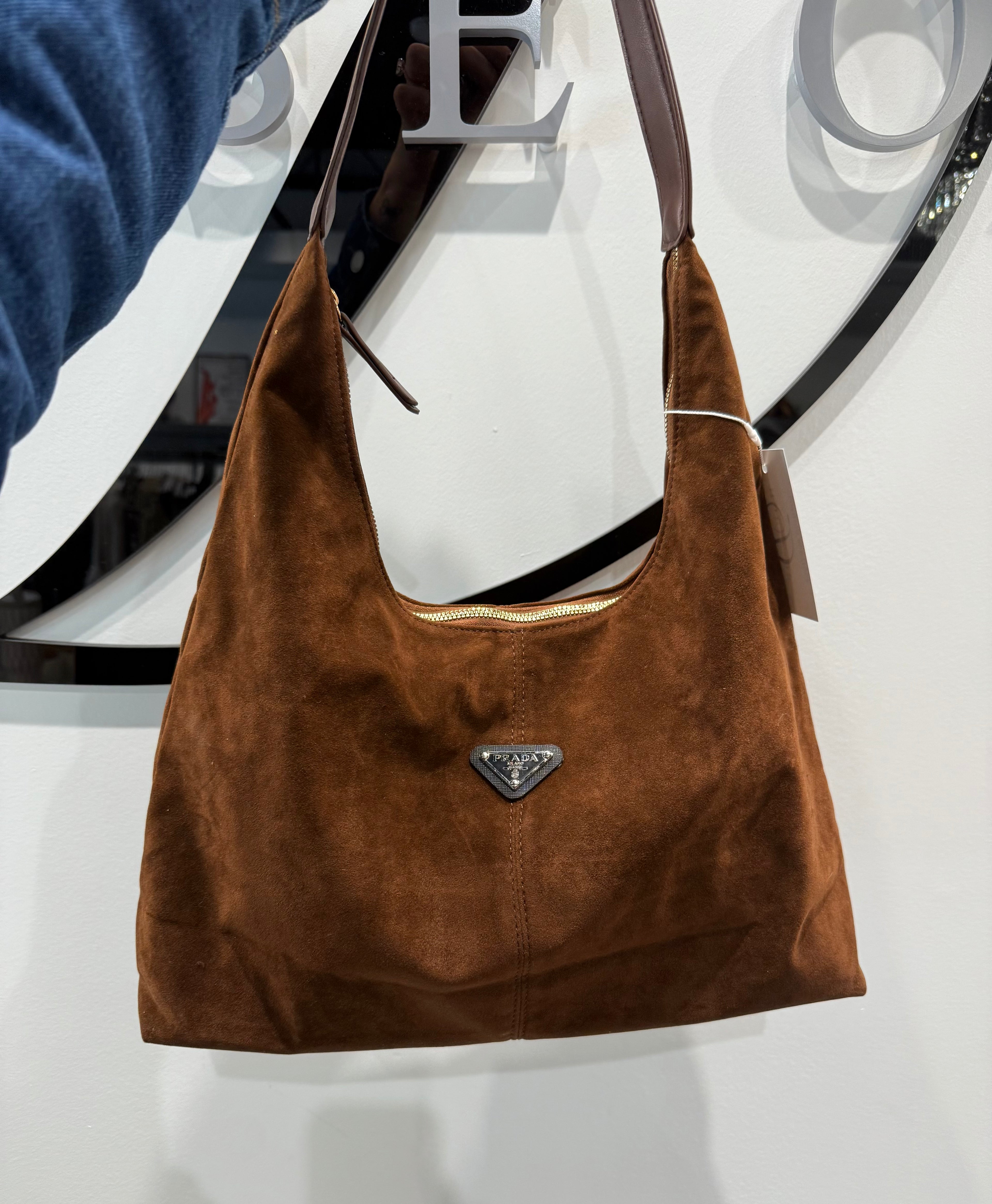 Prada Suede Hobo
