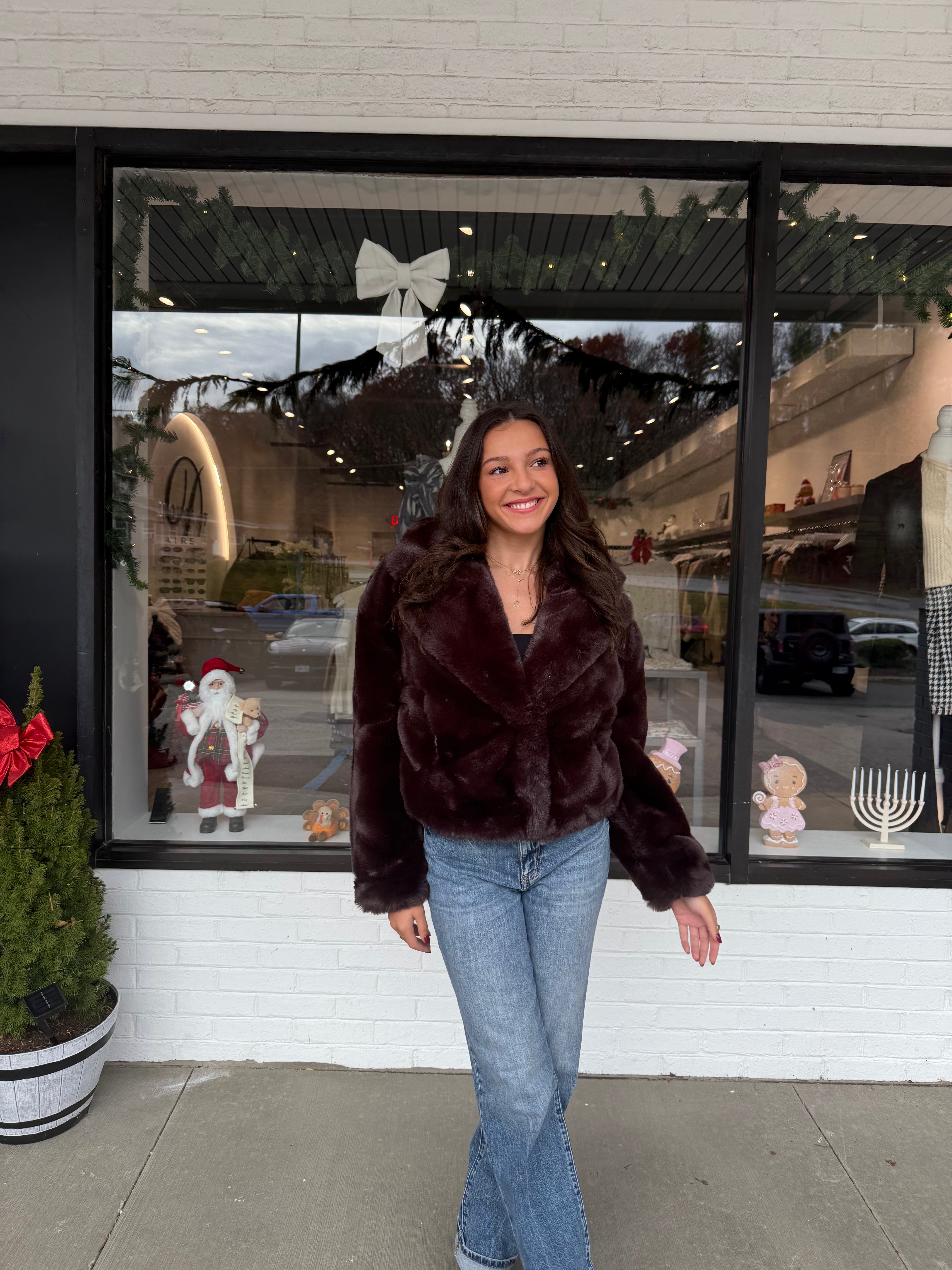 Americano Faux Fur Jacket