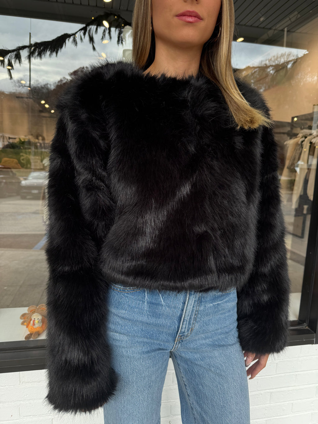 Panda Faux Fur jacket