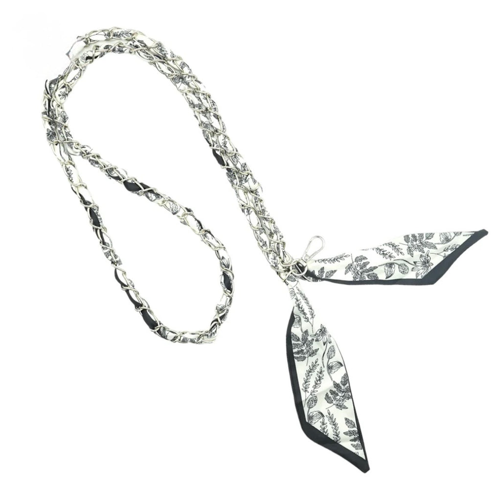 Floral crossbody phone chain