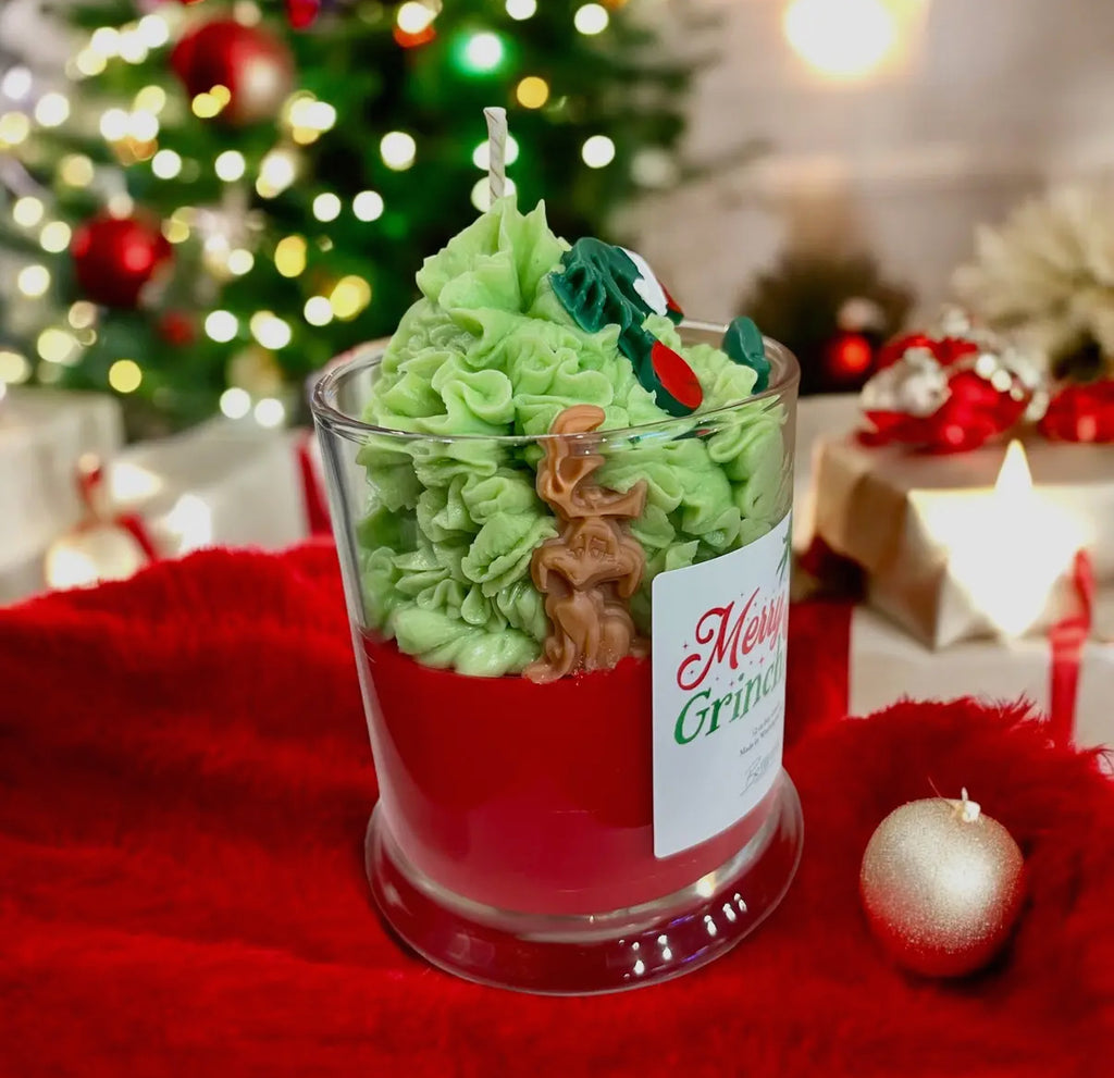 Merry Grinchmas Candle