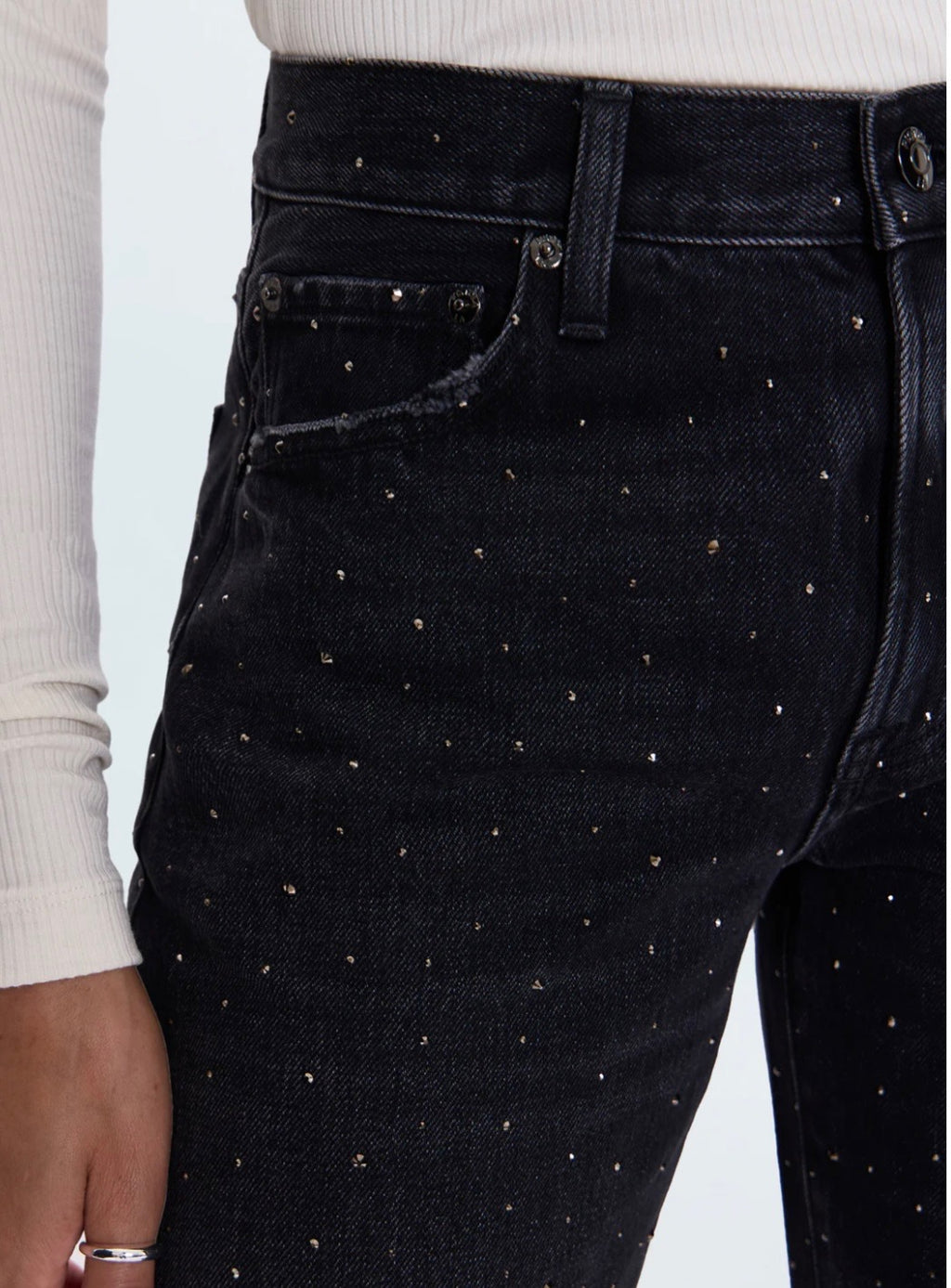 Lexi Mid Rise Studded