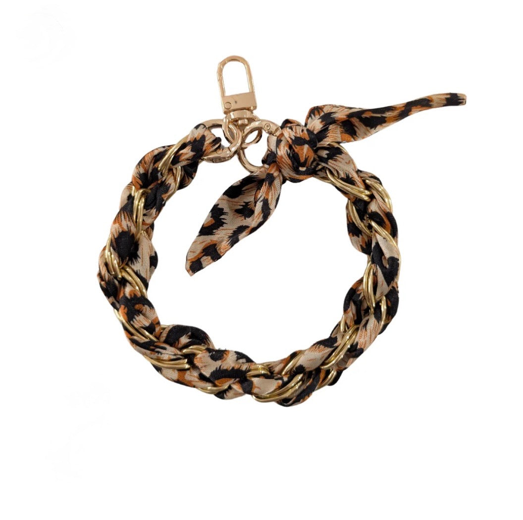 Leopard phone chain