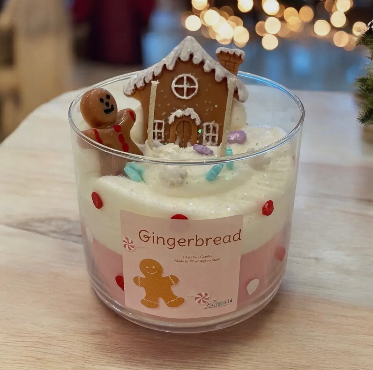 Gingerbread Candle