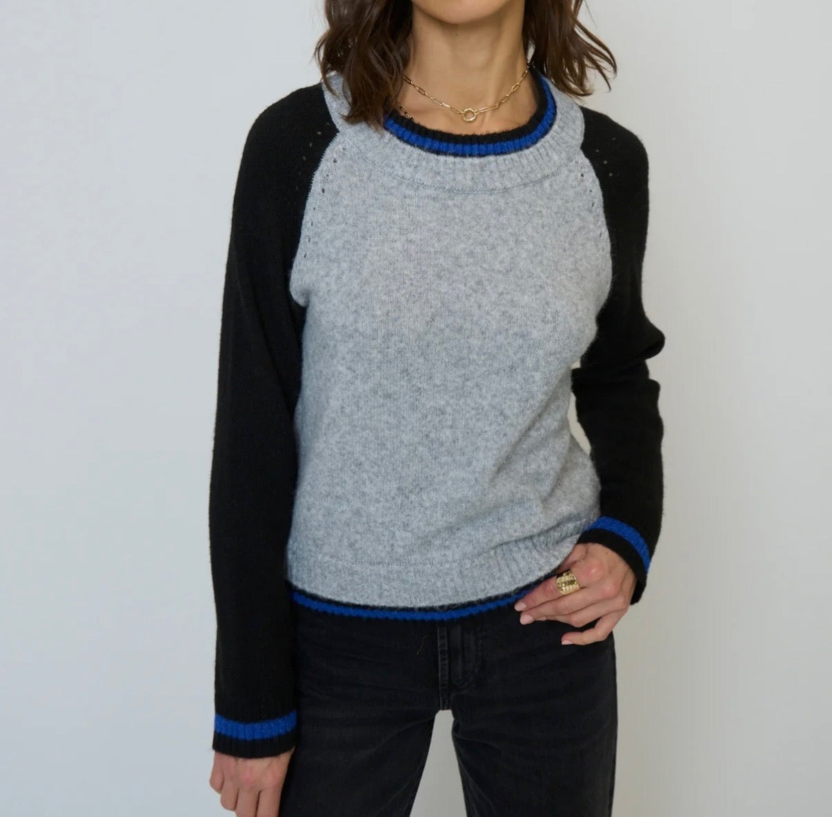 Olivia Baseball Sweater