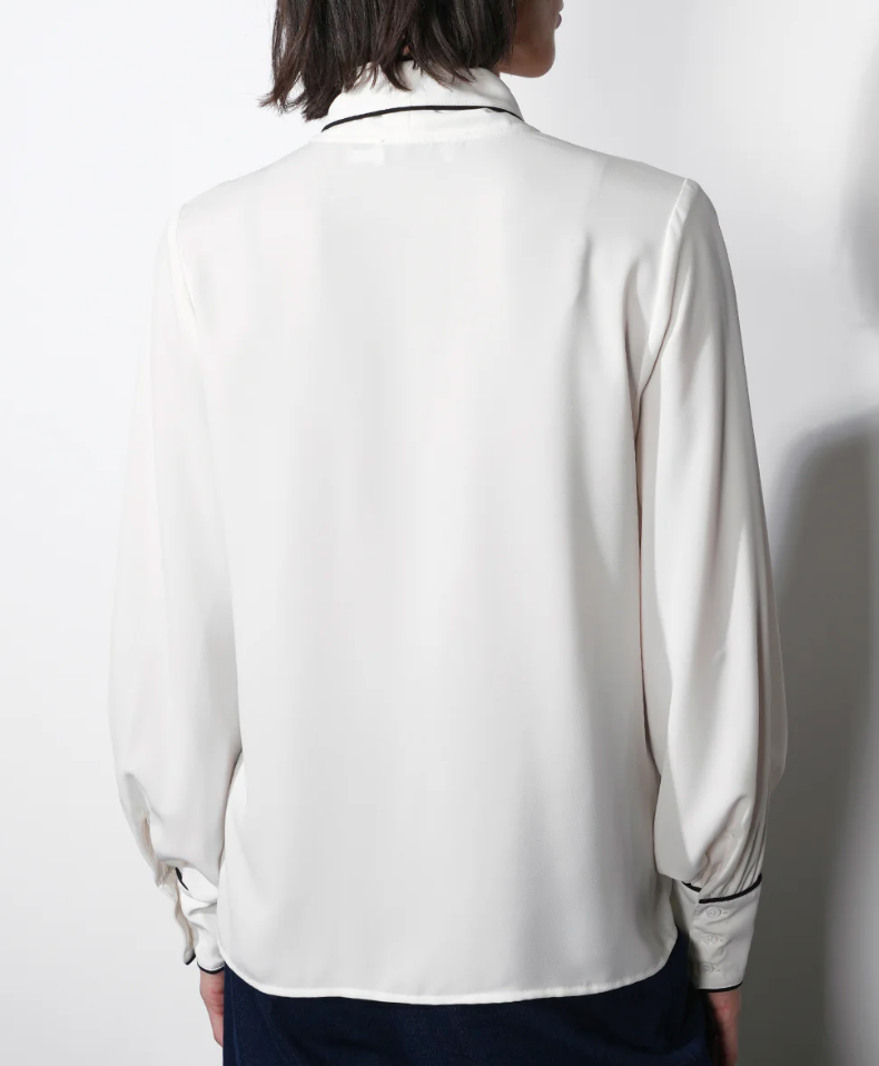 Shai Tie Neck Blouse