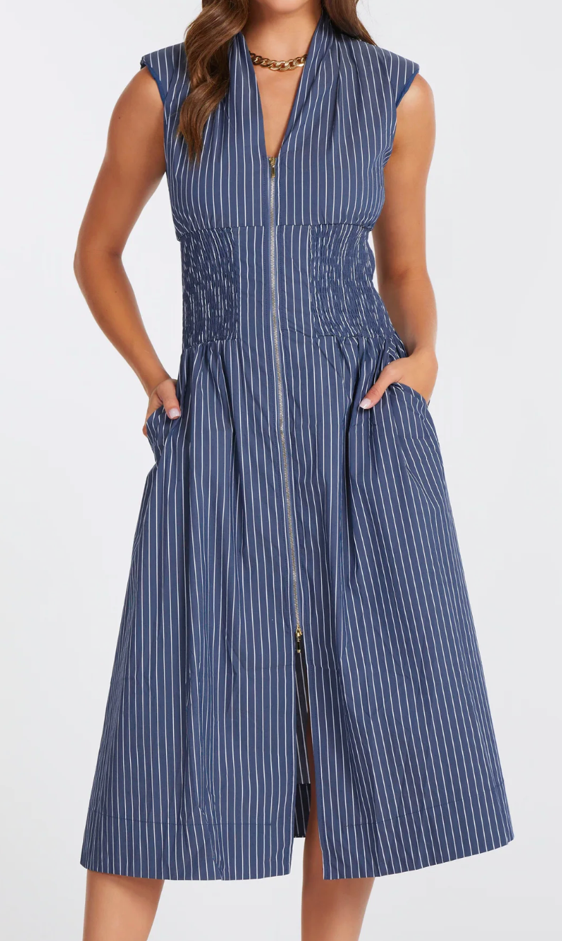 Skye Zip Front Dress