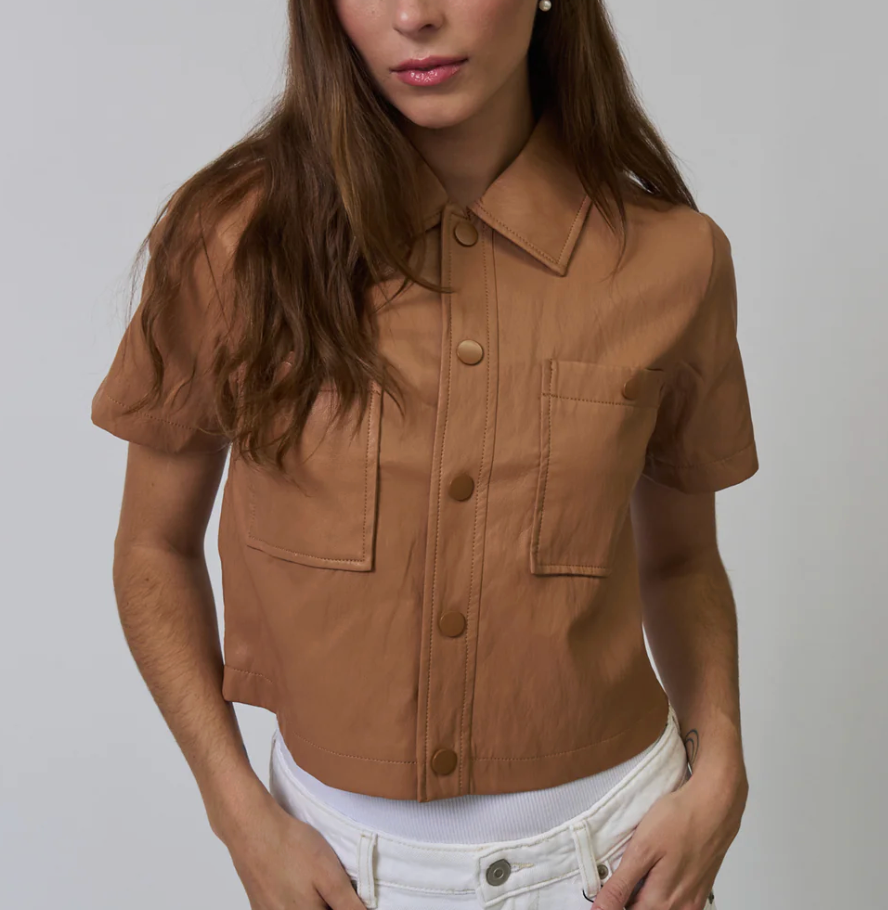 Anne Vegan Cropped Jacket