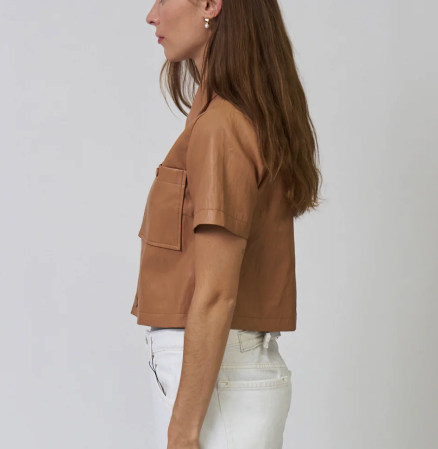 Anne Vegan Cropped Jacket