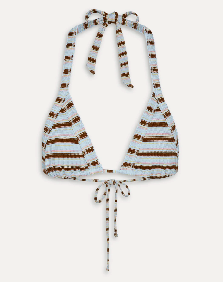 Taite Stripe Bikini Top