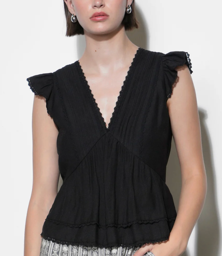 Victoria Pin Tuck Top