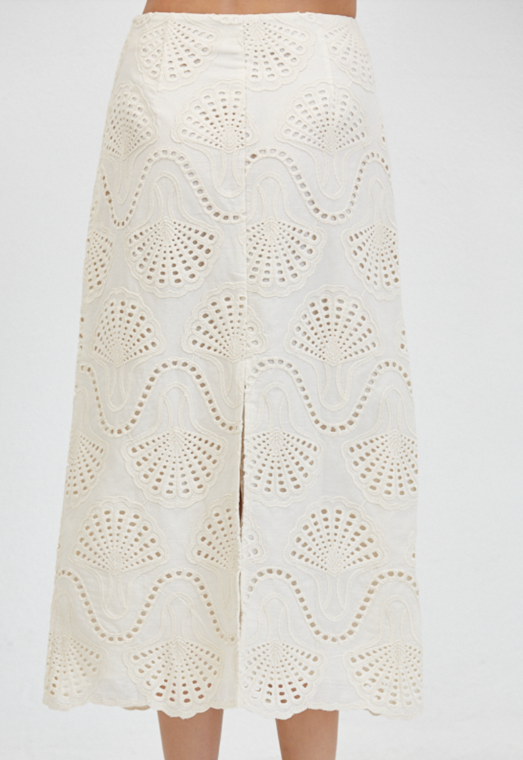 Cannes Eyelit Skirt