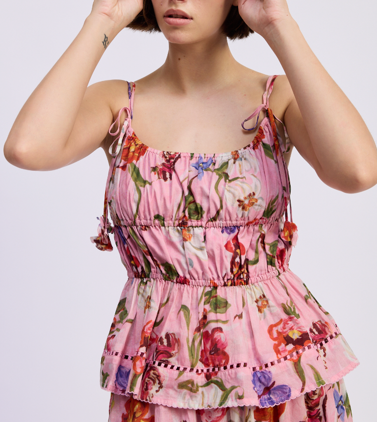 Celeste Peplum Top