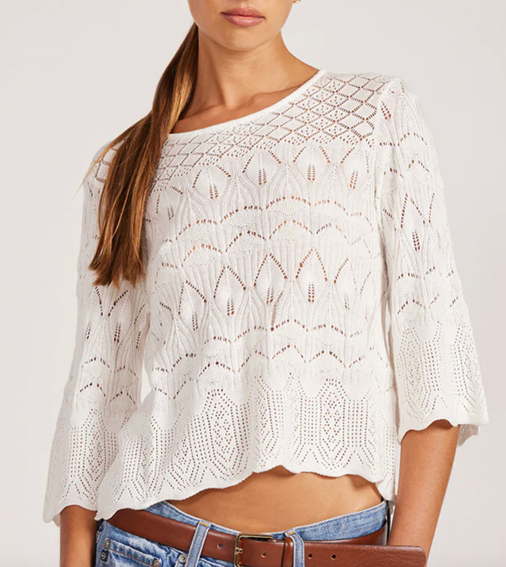 Pointelle Summer Tee