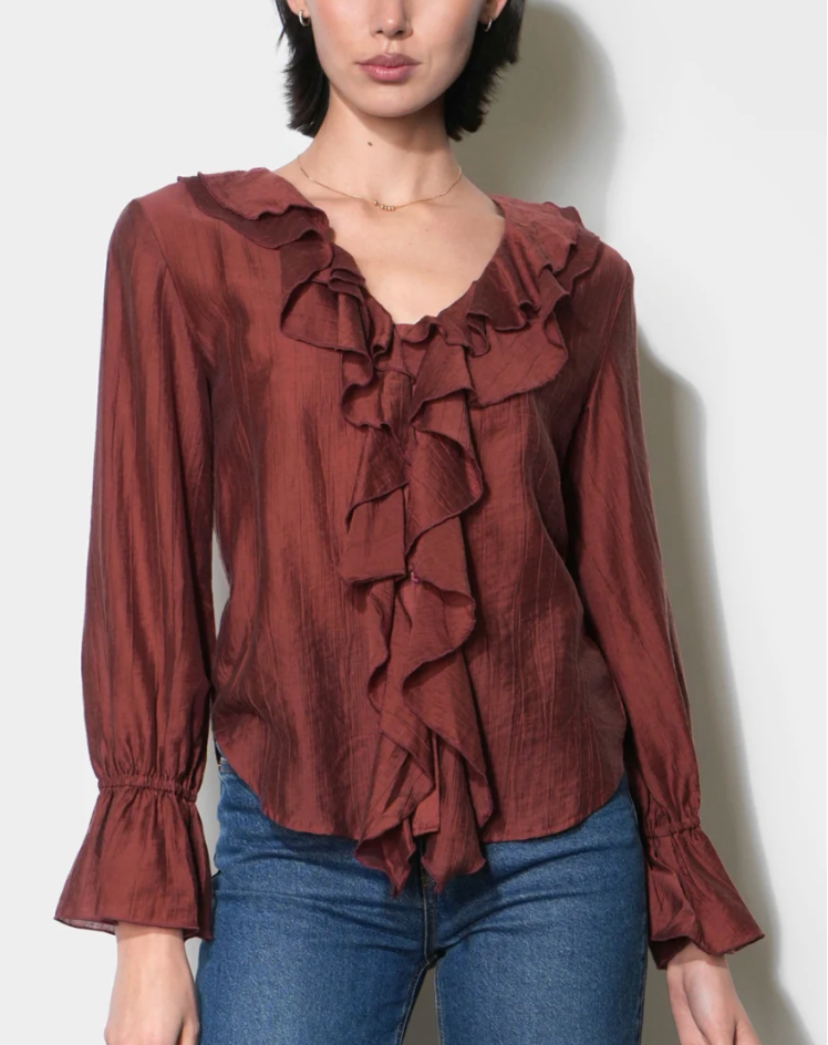 Gemma Ruffle Top
