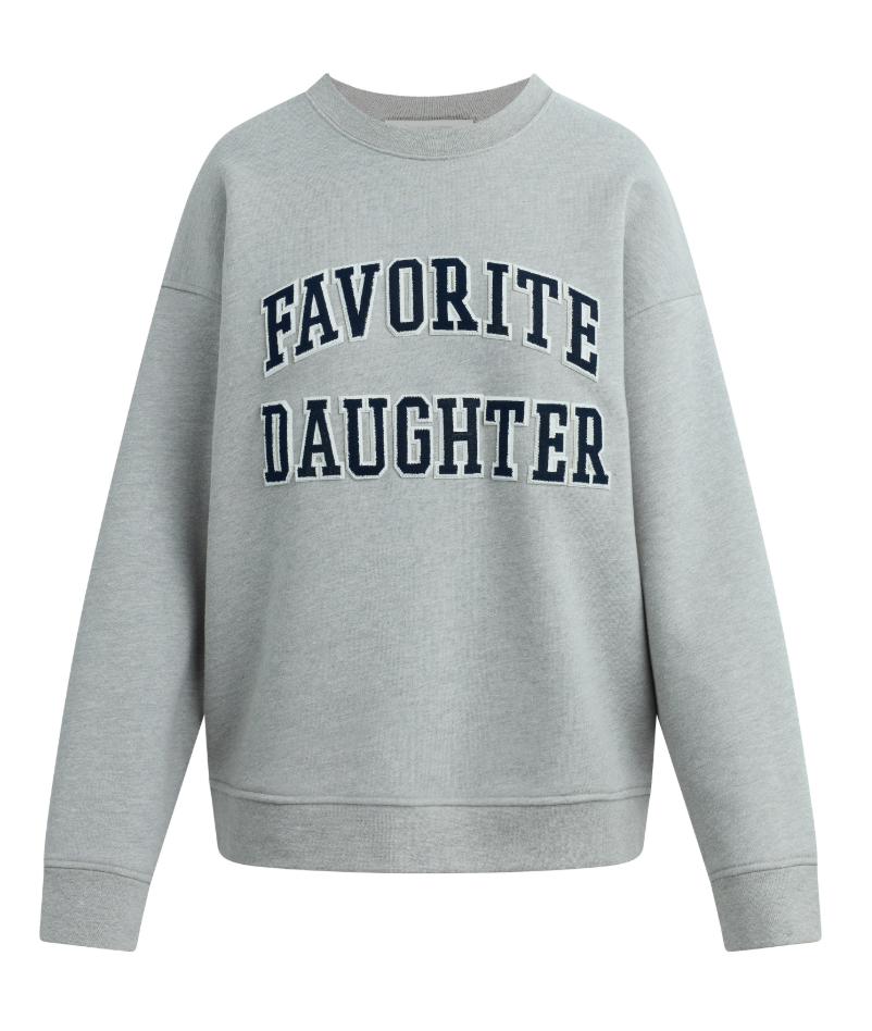 Embroidered Collegiate Sweatshirt