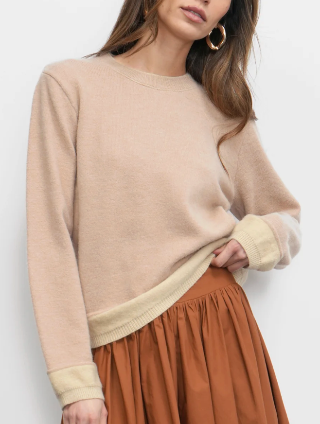 Dessi Two Toned Sweater