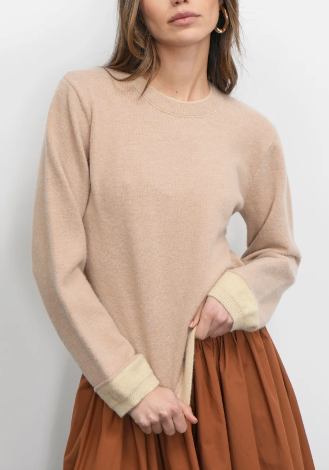 Dessi Two Toned Sweater