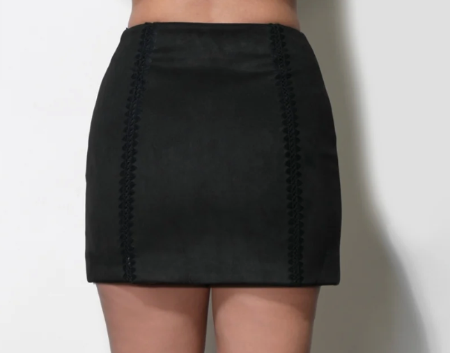 Hazel Suede Mini Skirt