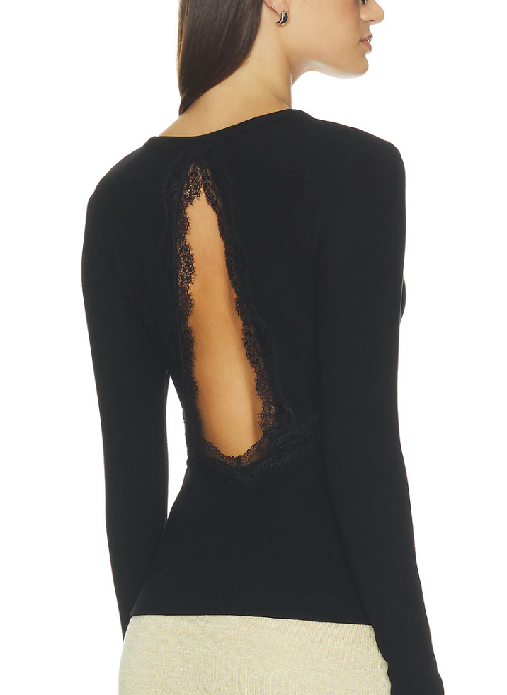 Nora Lace Back Top