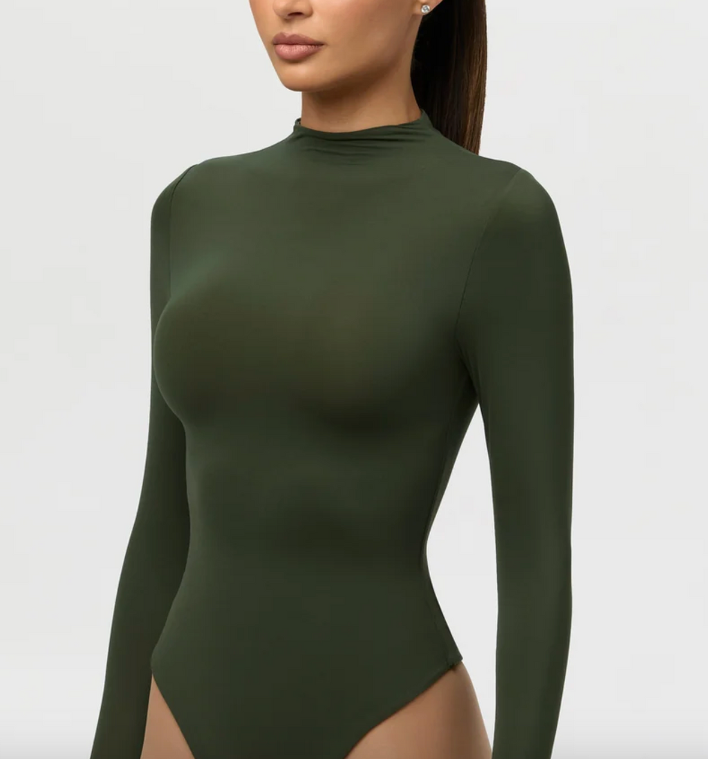 Mock Neck Bodysuit