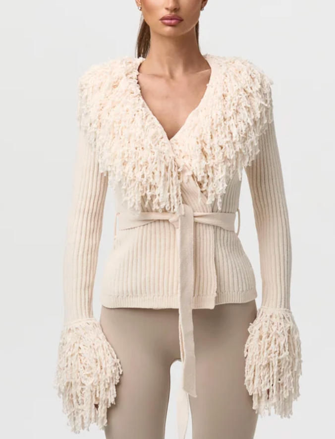 Knit Fringe Cardi