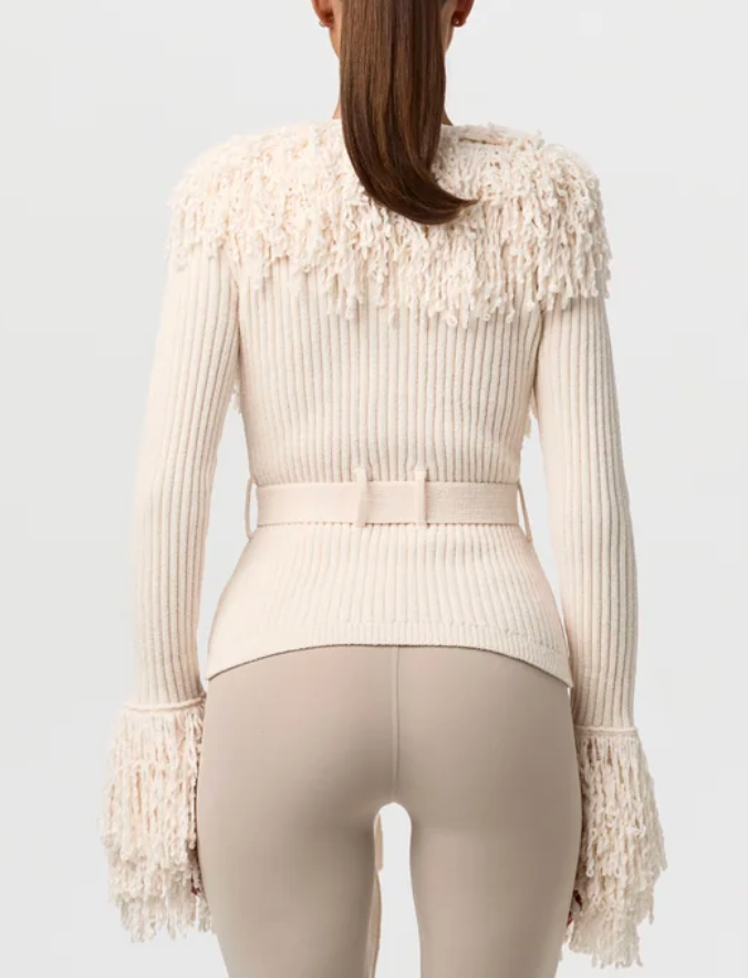 Knit Fringe Cardi
