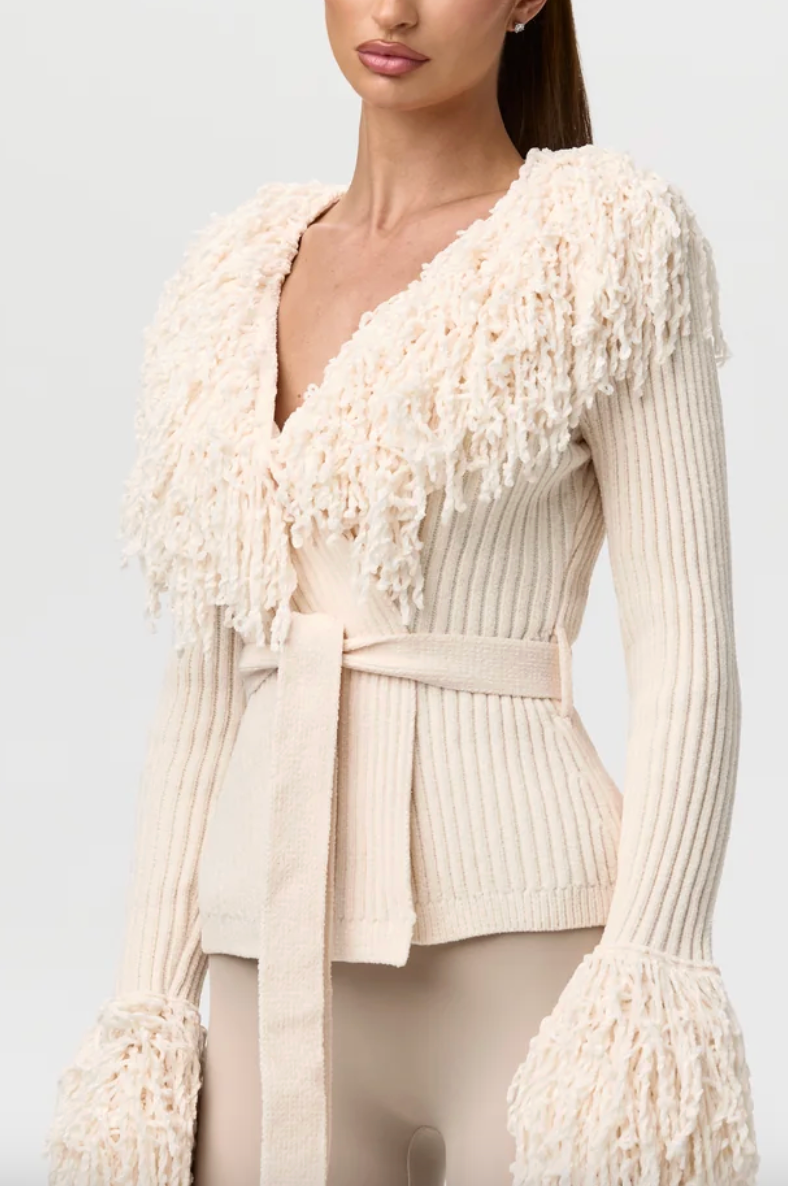 Knit Fringe Cardi