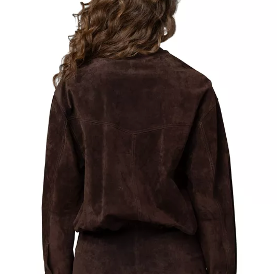 Iced Suede Bomber