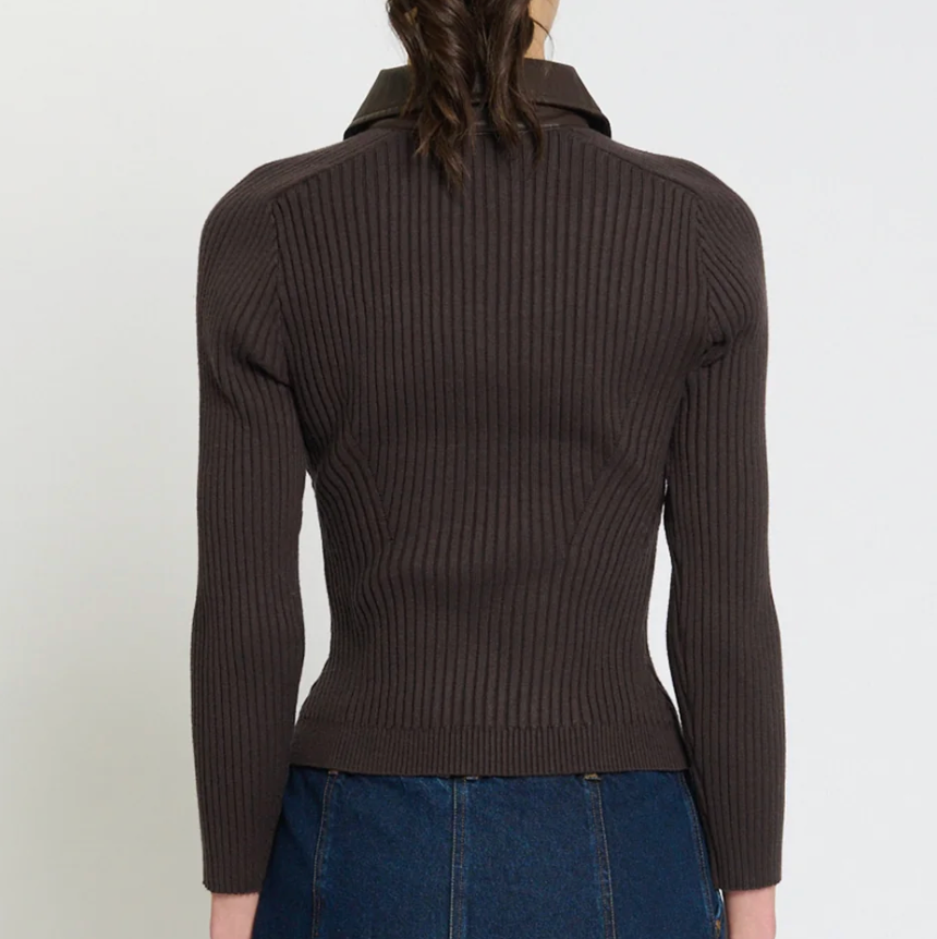 Kara Vegan Collar Polo